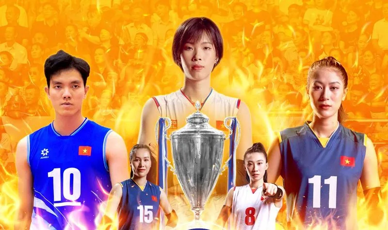Không khí sôi động tại giải bóng chuyền nữ VTV Cup thu hút đông đảo người hâm mộ Việt Nam.