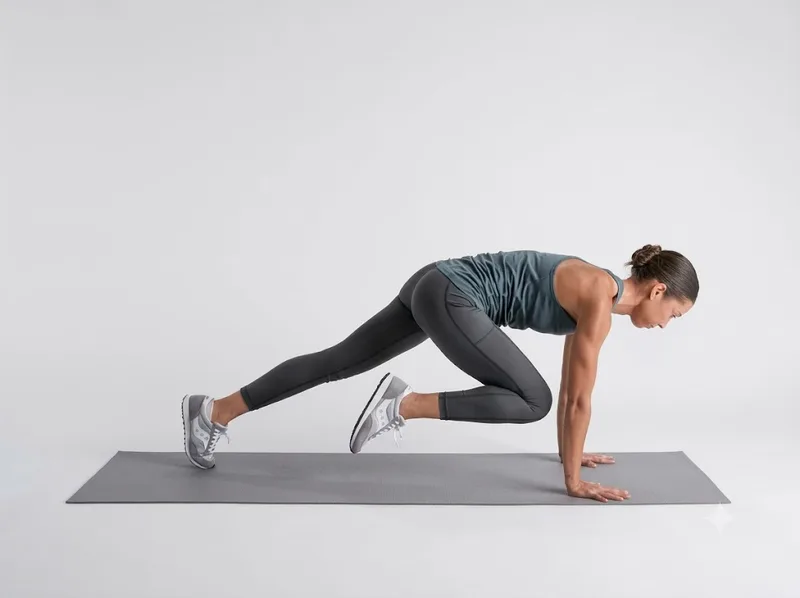 Mountain Climber kết hợp cardio với vận động cơ bụng và vai