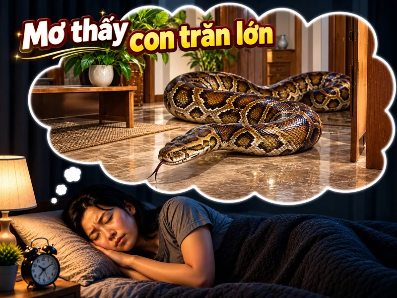 Mơ thấy con trăn lớn có thể gắn với áp lực và cảm xúc tiềm ẩn